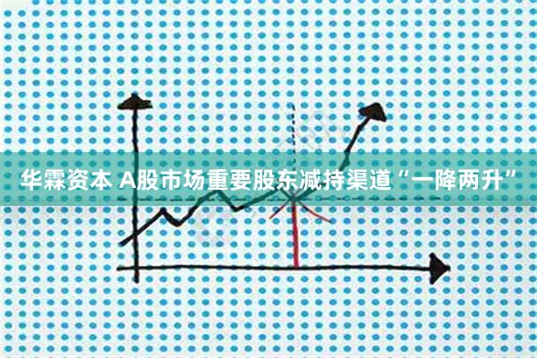 华霖资本 A股市场重要股东减持渠道“一降两升”