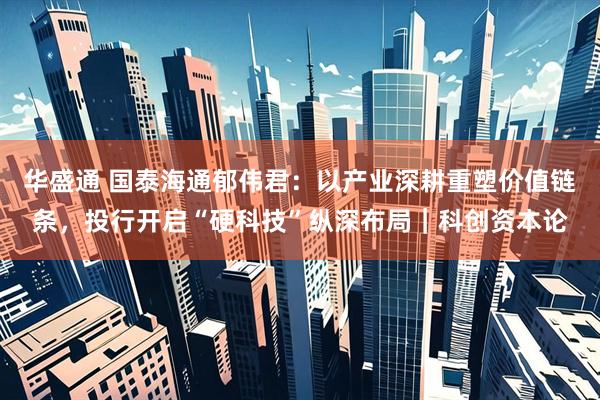 华盛通 国泰海通郁伟君：以产业深耕重塑价值链条，投行开启“硬科技”纵深布局｜科创资本论